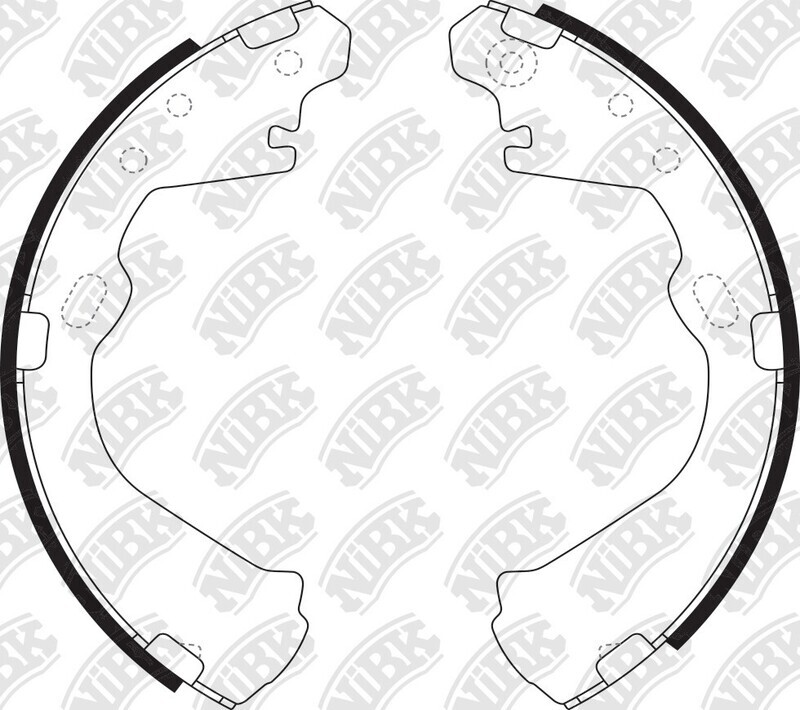 K1193 SUPER GRIP BRAKE SHOE SET