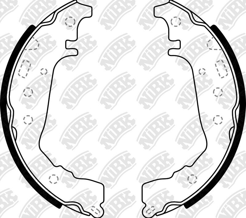 K2383 HOFFMAN BRAKE SHOE SET