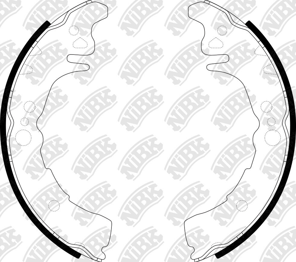 K2350 BRAKE SHOE SET