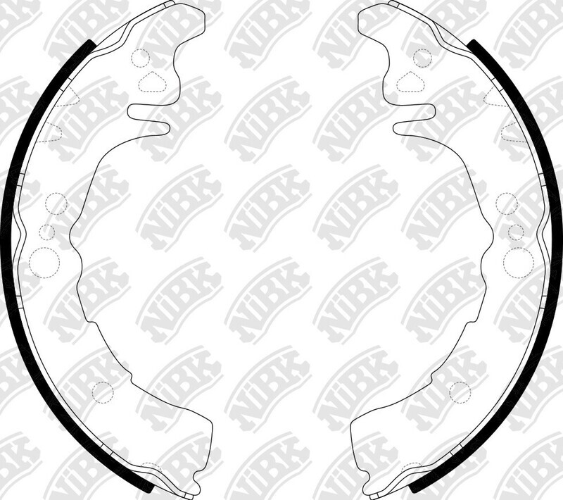 K2350 BRAKE SHOE SET