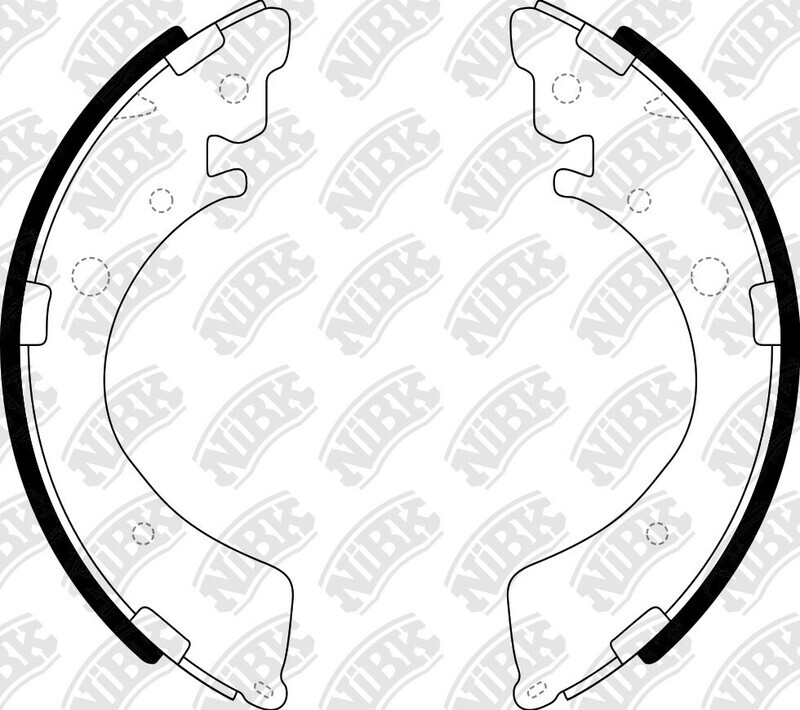 K5516 SUPER GRIP BRAKE SHOE SET