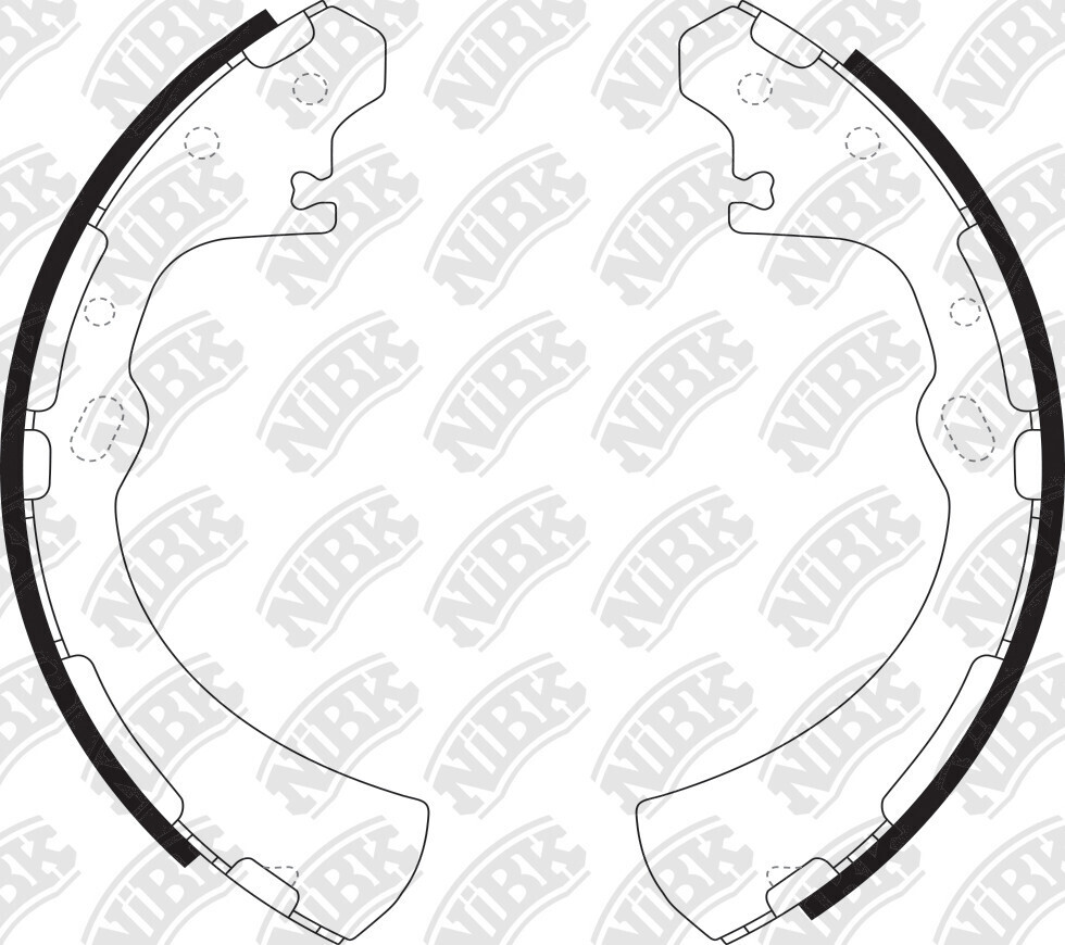 K1174 ROTORMATE BRAKE SHOE SET