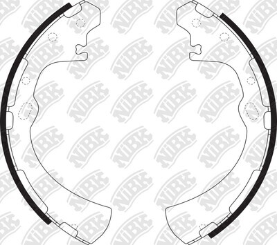 K1174 ROTORMATE BRAKE SHOE SET