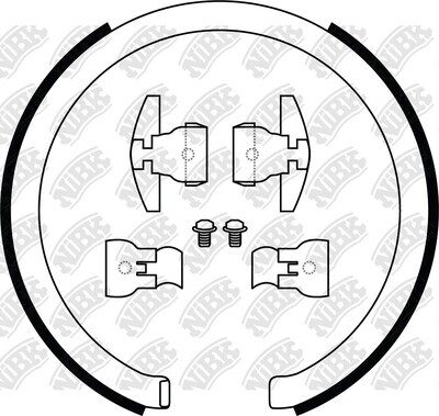 S781 HOFFMAN PARKING SHOE SET