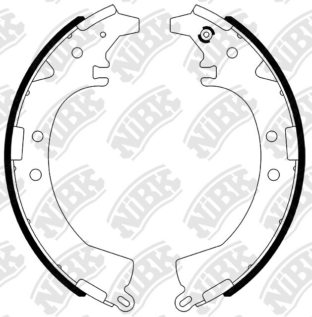 K2333 SUPER GRIP BRAKE SHOE SET