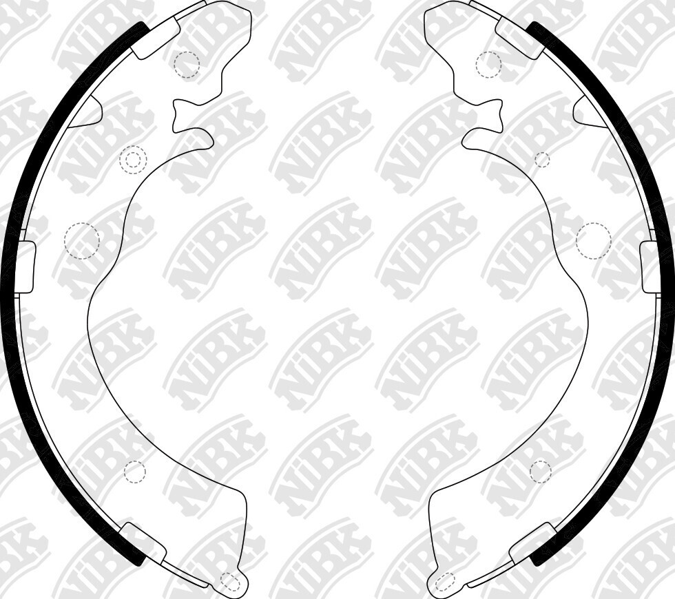 K5524 SUPER GRIP BRAKE SHOE SET