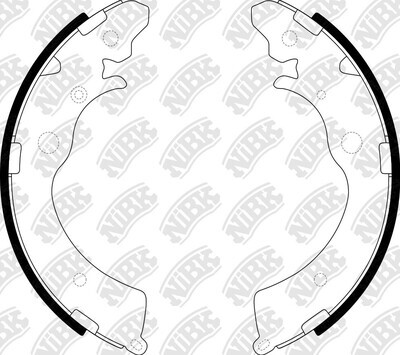 K5524 SUPER GRIP BRAKE SHOE SET
