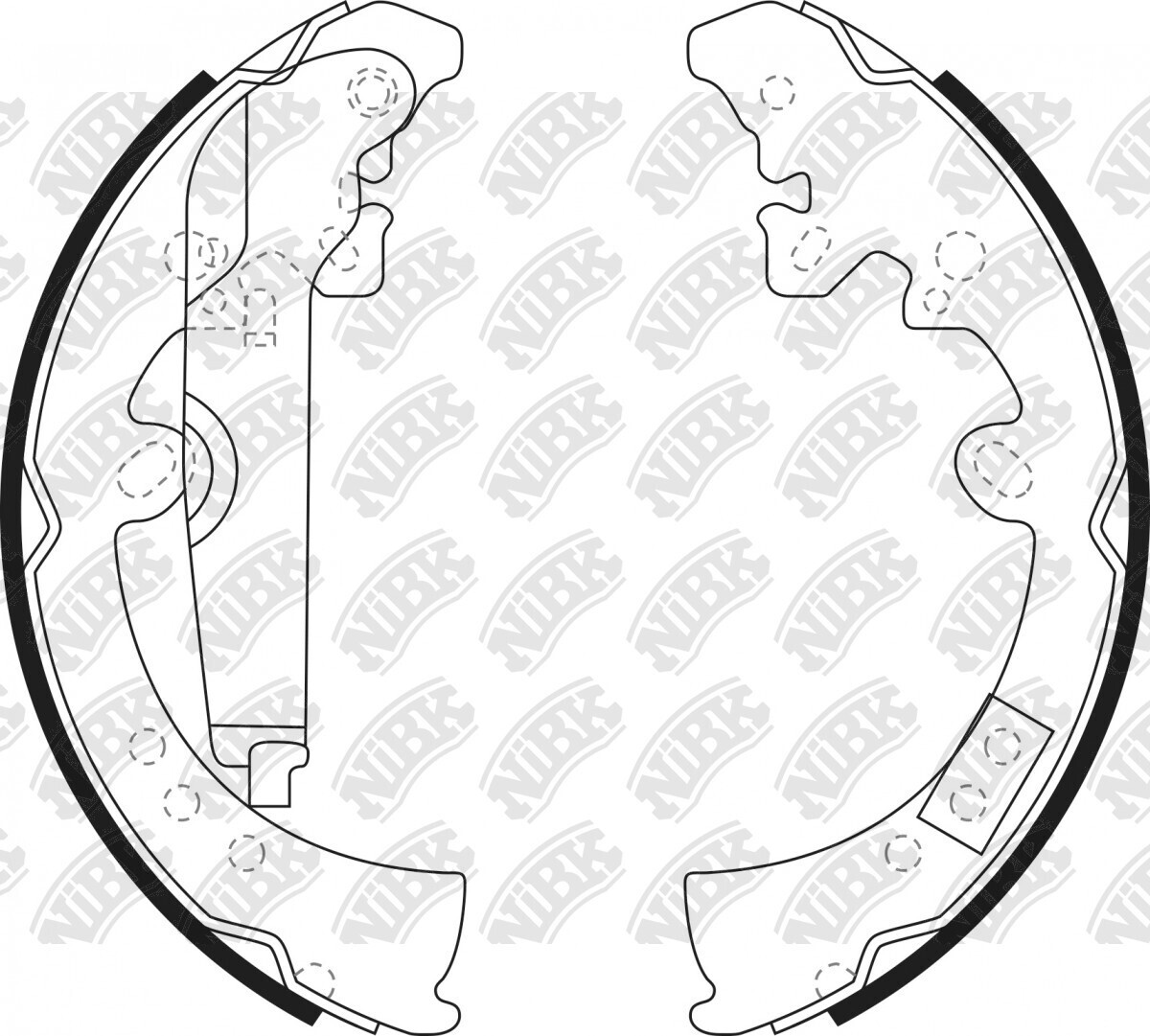 K2835 ROTORMATE BRAKE SHOE SET