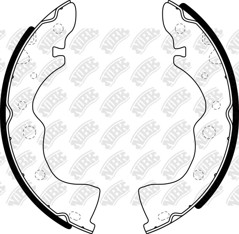 FN1167 HOFFMAN BRAKE SHOE SET