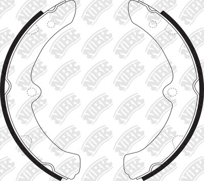 K2296 SUPER GRIP BRAKE SHOE SET