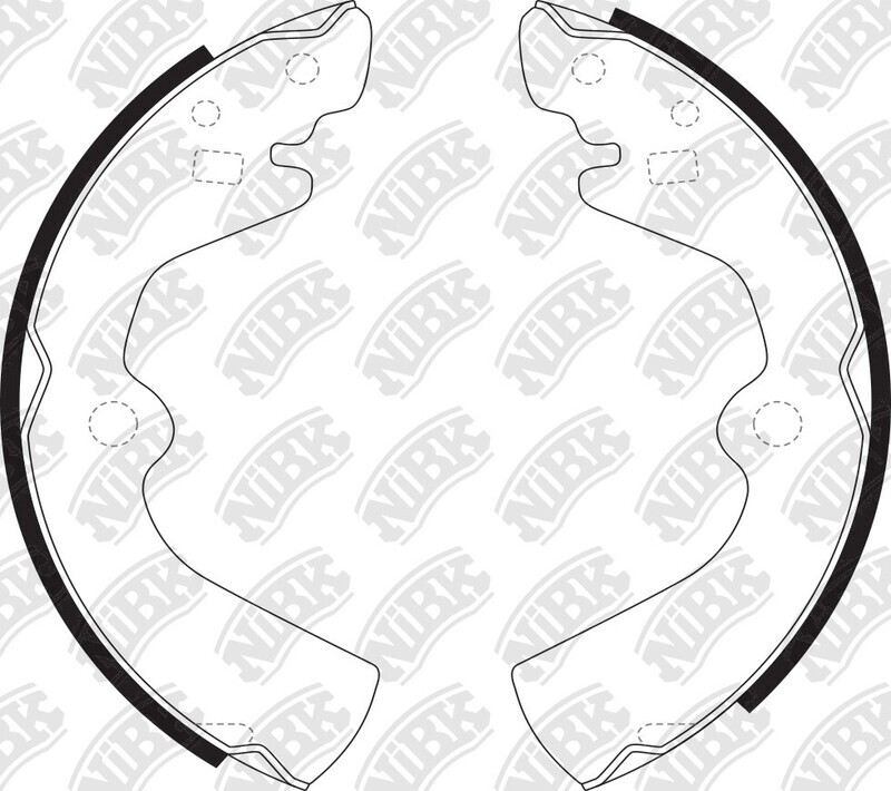 K1170 SUPER GRIP BRAKE SHOE SET