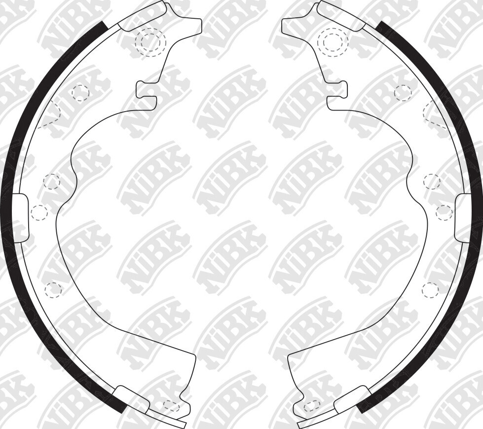 K2282 SUPER GRIP BRAKE SHOE SET