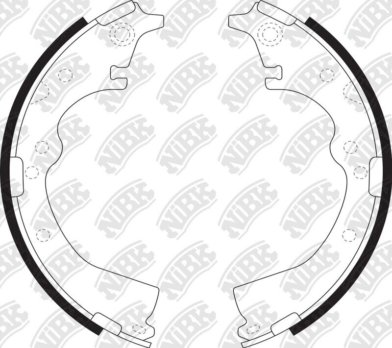 K2282 SUPER GRIP BRAKE SHOE SET