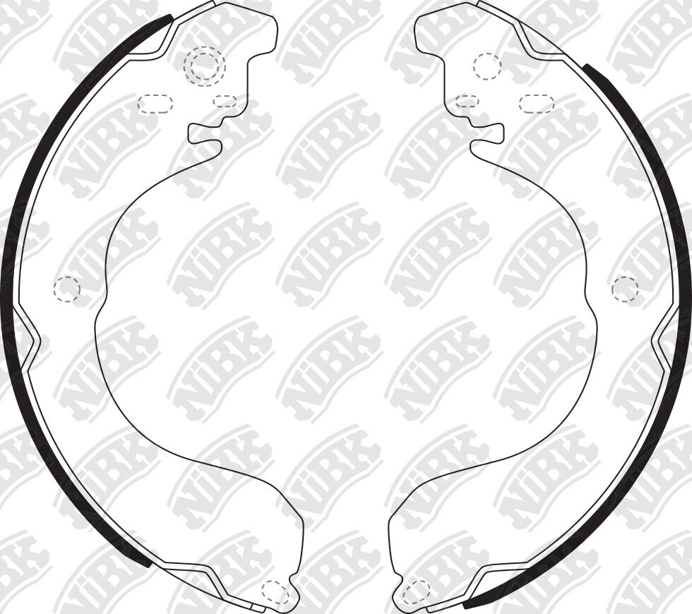 K1264 SUPER GRIP BRAKE SHOE SET