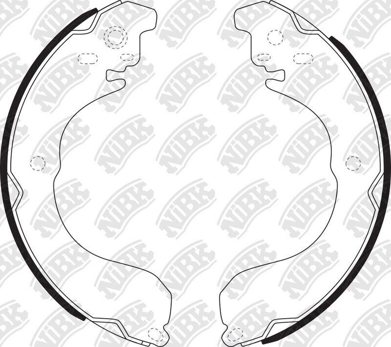 K1264 SUPER GRIP BRAKE SHOE SET