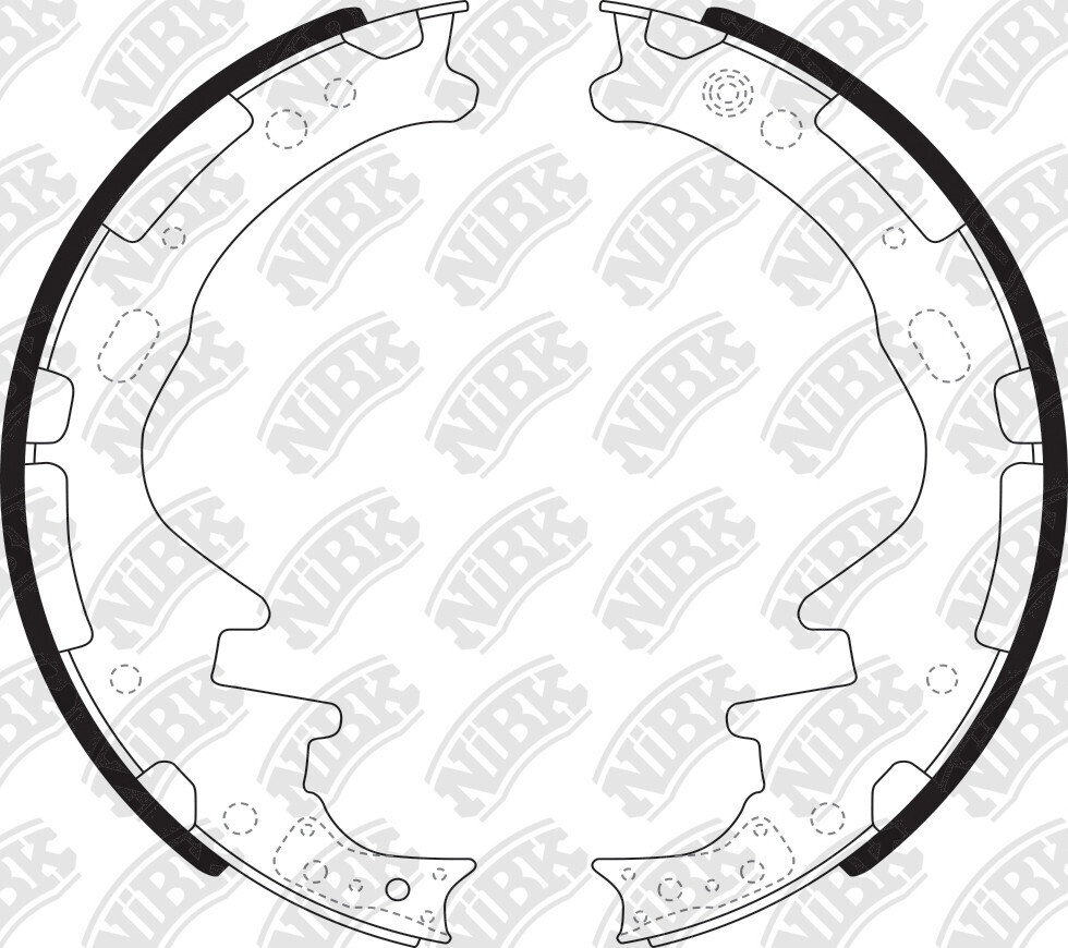 K1171 SUPER GRIP BRAKE SHOE SET