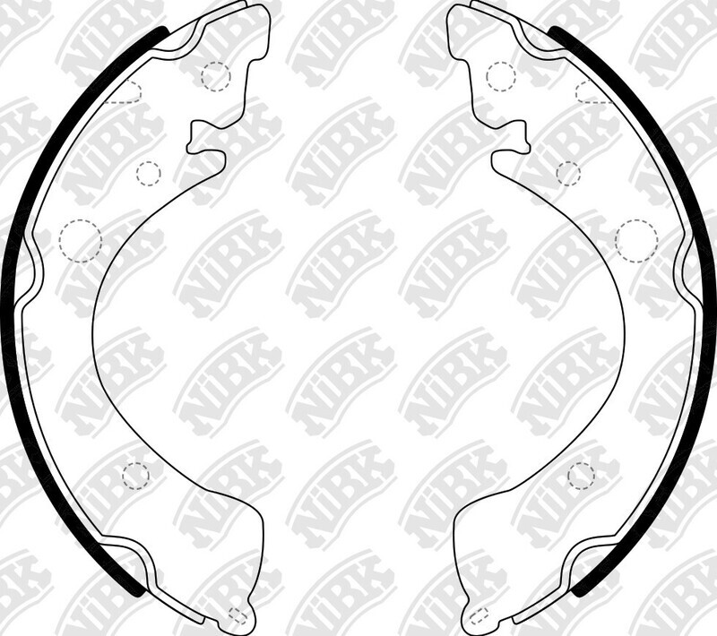 K5519 SUPER GRIP BRAKE SHOE SET