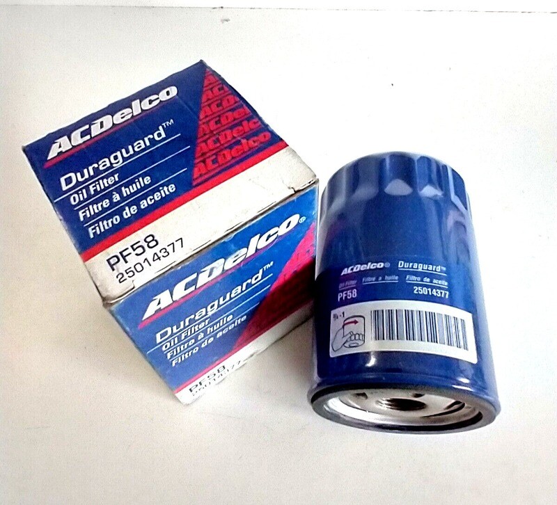 PF58 ACDelco engine oil filter