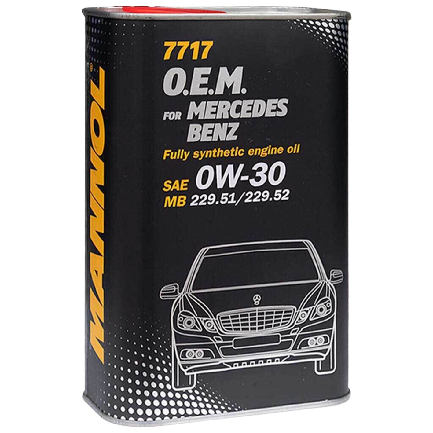 7717 MANNOL SAE 0W-30 OEM MB 229.51/229.52 METALLIC