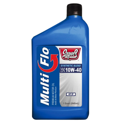 SS-10W40-1 SUPER S MULTI-FLO SYNTHETIC BLEND SAE 10W-40 SP 1 QT / 946 mL