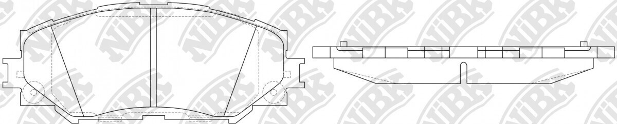 PSBP260012 TAKAYAMA  BRAKE PADS FRONT