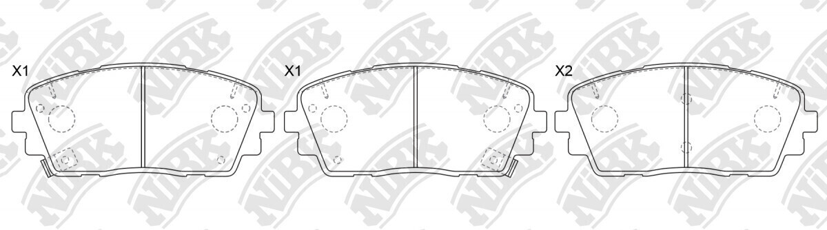 SP1405 SUPER GRIP  BRAKE PADS FRONT