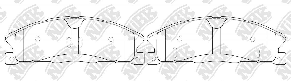 D1611 BENDIX  BRAKE PADS FRONT
