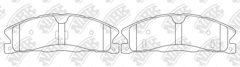 D1611 BENDIX  BRAKE PADS FRONT