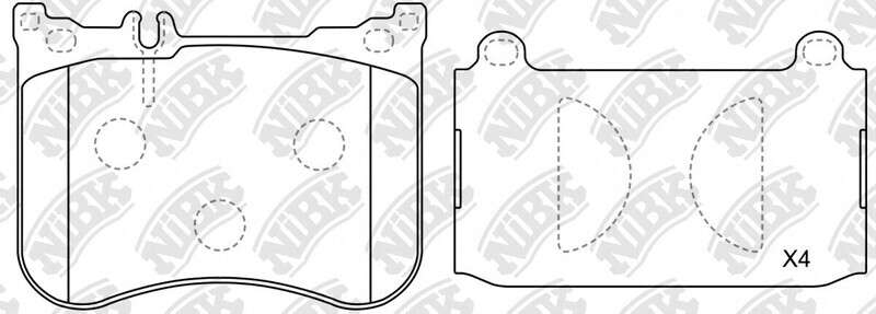 D1688 FRAS-ME  BRAKE PADS FRONT