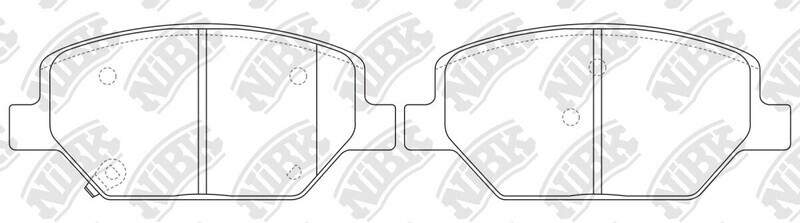 D1886 GEK  BRAKE PADS FRONT