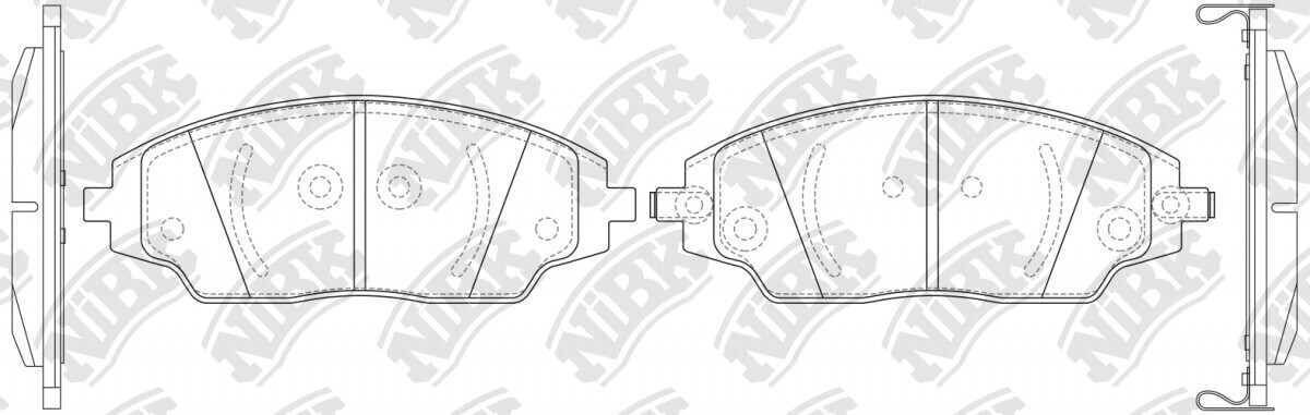 D1702 ZHEN ZHI DA BRAKE PADS FRONT