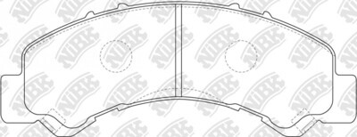 D1700 BROAKE  BRAKE PADS REAR + FRONT