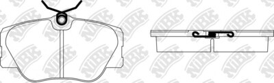D423 PROBRAKE  BRAKE PADS FRONT