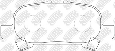 D828 DURALAST BRAKE PADS REAR