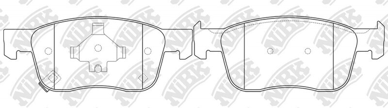 D1942 ZHEN ZHI DA  BRAKE PADS FRONT