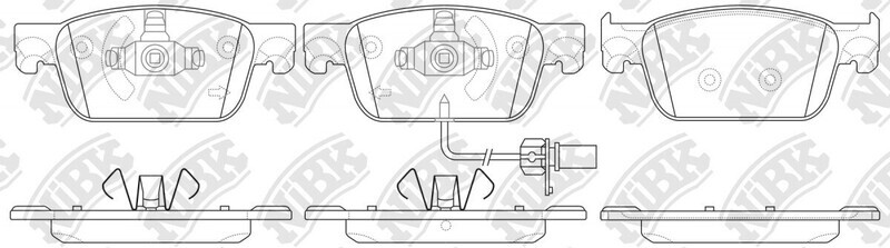 D1953 MASUMA  BRAKE PADS FRONT