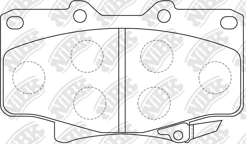 D502 SUPER AUTO  BRAKE PADS FRONT