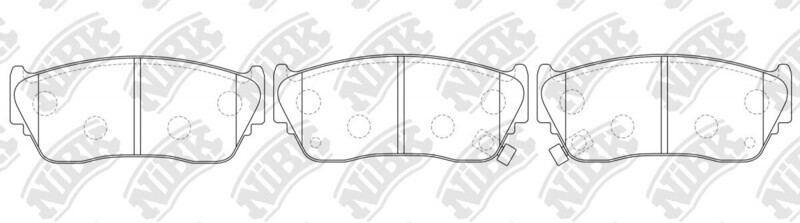 D510 FUJIYAMA  BRAKE PADS FRONT