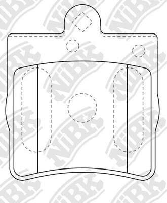 SP2208 NAQIN  BRAKE PADS REAR