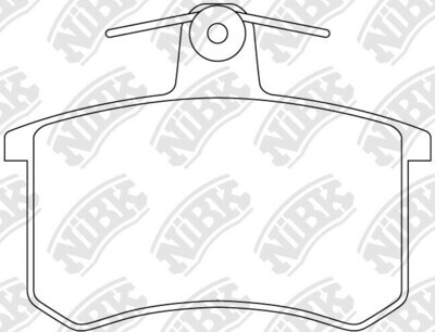 D228 BROAKE  BRAKE PADS REAR