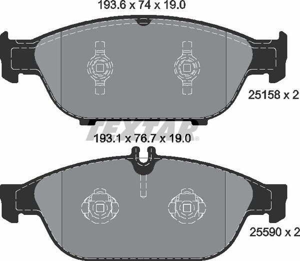 D1652 BOLANG  BRAKE PADS FRONT