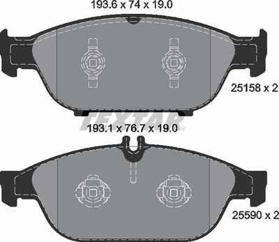 D1652 BOLANG  BRAKE PADS FRONT