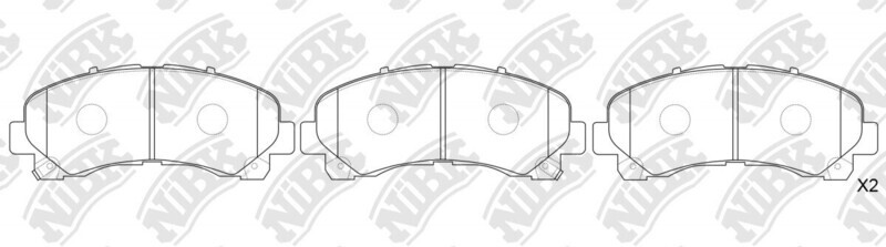 D1677 BROAKE  BRAKE PADS FRONT
