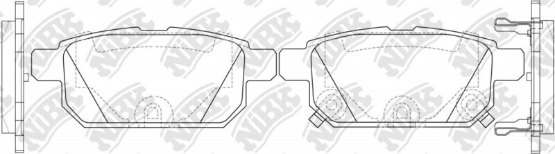 D2007 ZHEN ZHI DA  BRAKE PADS REAR