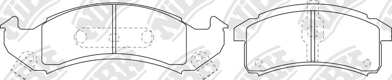 D505 GAM  BRAKE PADS FRONT