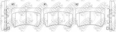 D319 AMERICAN BRAKE  BRAKE PADS FRONT