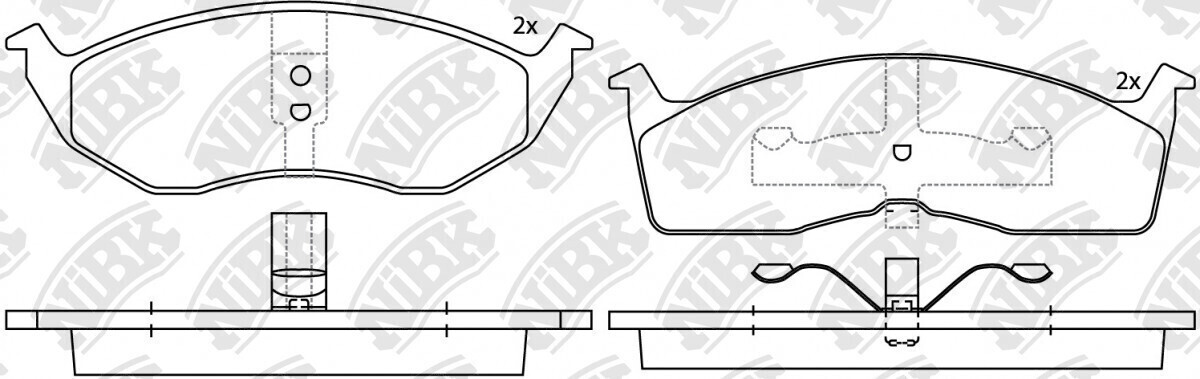 D591 Brake Rite  BRAKE PADS FRONT