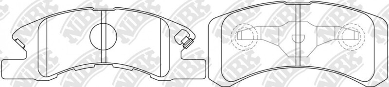 D6100 NEW YORK  BRAKE PADS FRONT
