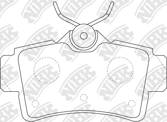 D627 AIRUI  BRAKE PADS REAR