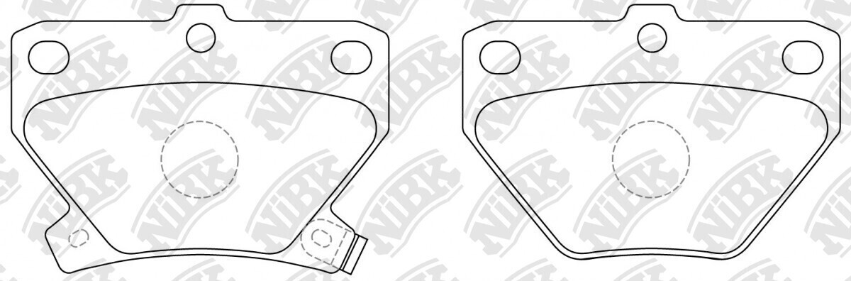 D823 BROAKE  BRAKE PADS REAR